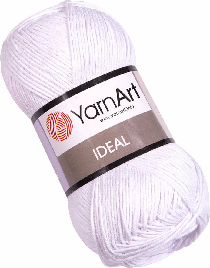 Pređa za pletenje Yarn Art Ideal 220 White
