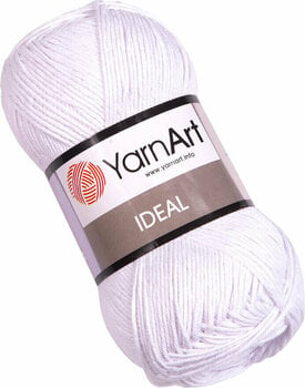 Fire de tricotat Yarn Art Ideal 220 White - 1