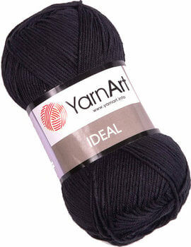 Pletací příze Yarn Art Ideal 221 Black - 1