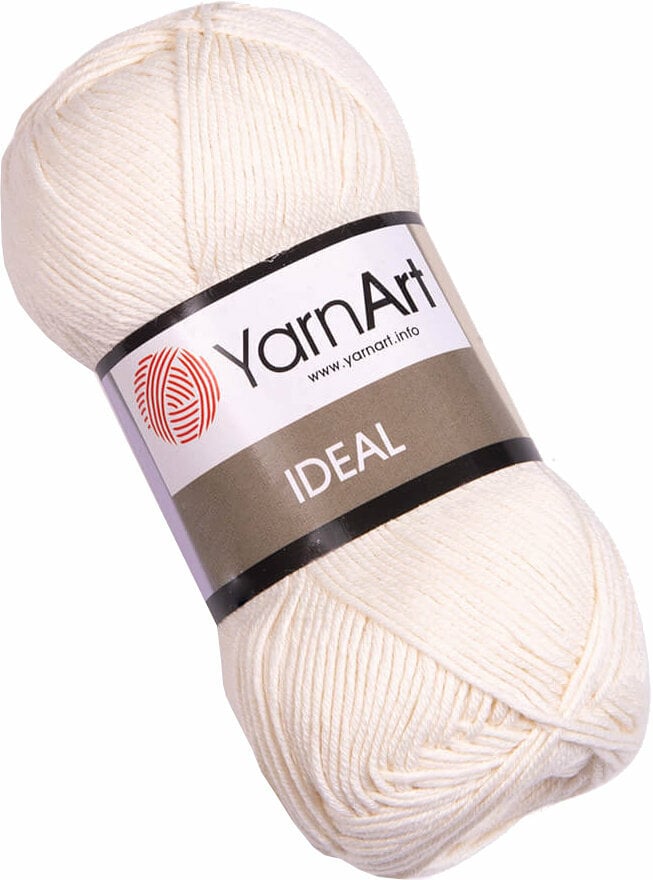 Strickgarn Yarn Art Ideal 222 Off White