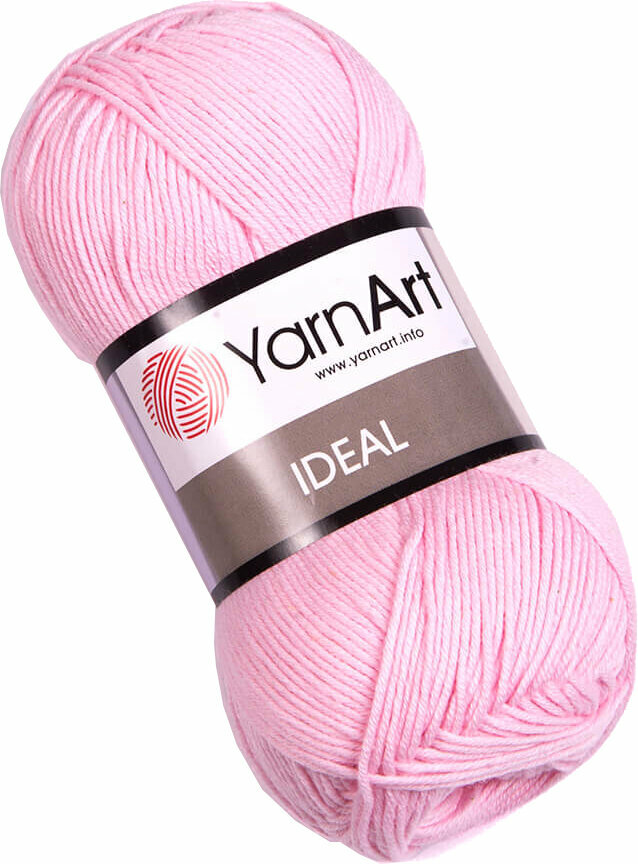 Плетива прежда Yarn Art Ideal 229 Light Pink