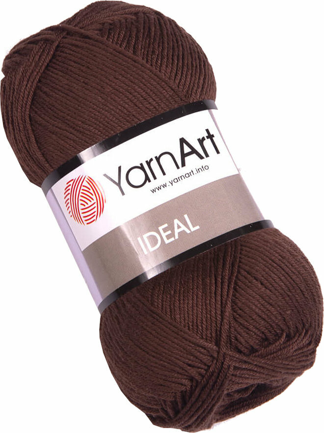 Νήμα Πλεξίματος Yarn Art Ideal 232 Brown Νήμα Πλεξίματος