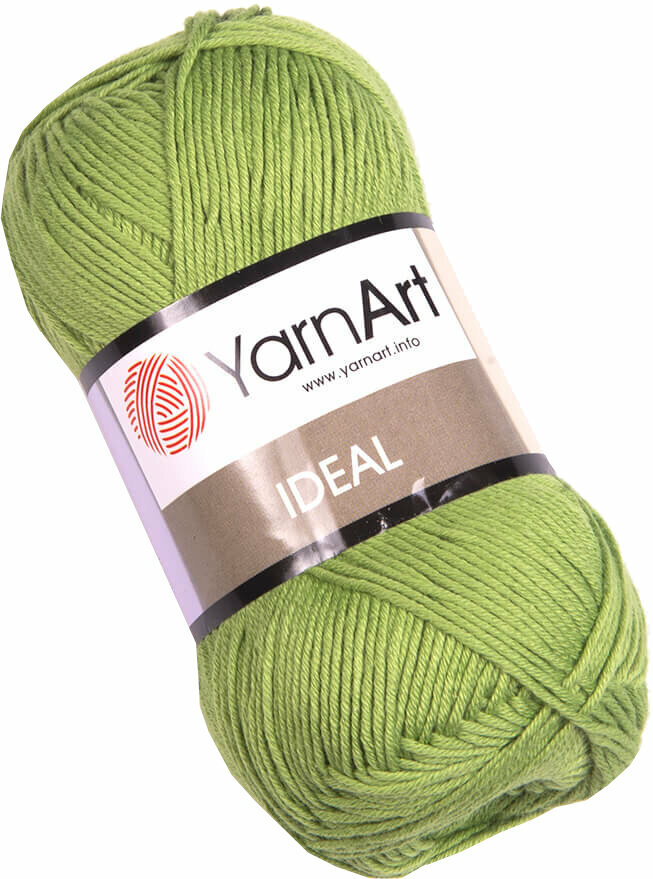 Плетива прежда Yarn Art Ideal 235 Light Green Плетива прежда