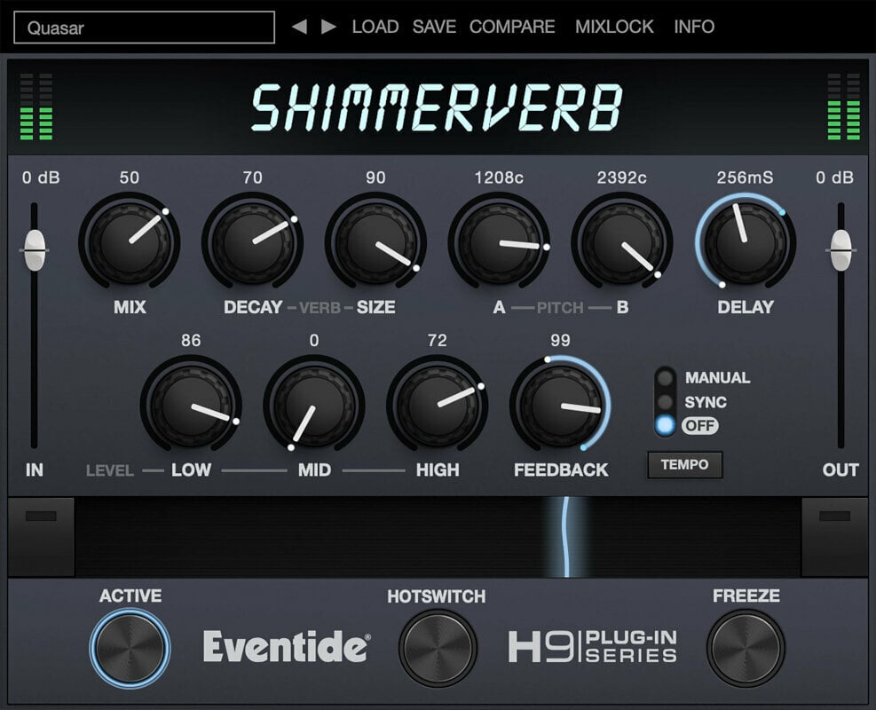 Studio software plug-in effect Eventide ShimmerVerb (Digitaal product)