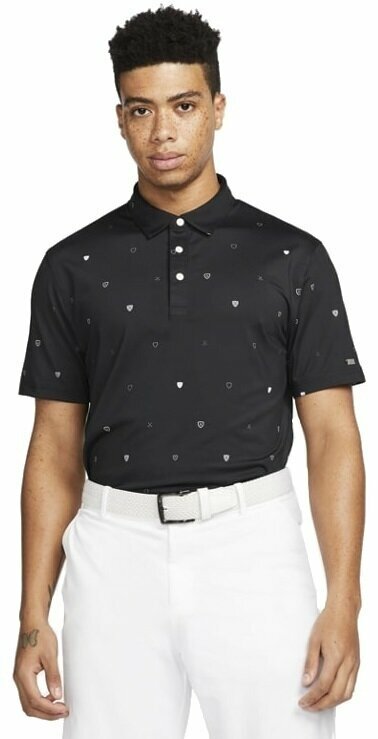 Chemise polo Nike Dri-Fit Player Black/Brushed Silver XL
