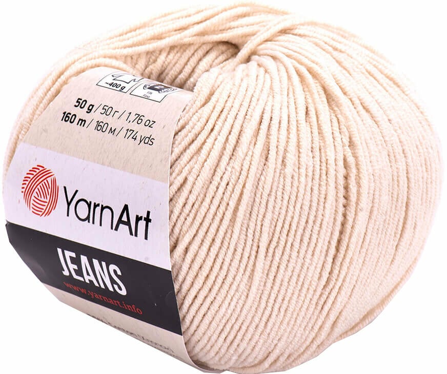 Pređa za pletenje Yarn Art Jeans 05 Cream