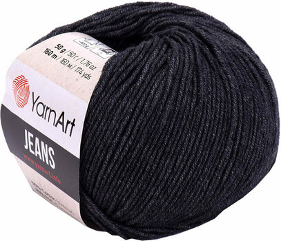 Fios para tricotar Yarn Art Jeans 28 Anthracite - 1