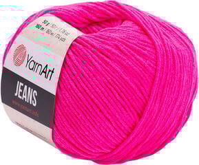 Kötőfonal Yarn Art Jeans 59 Neon Pink Kötőfonal