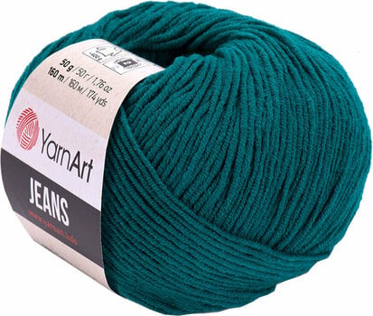 Pređa za pletenje Yarn Art Jeans 63 Petrol Green - 1