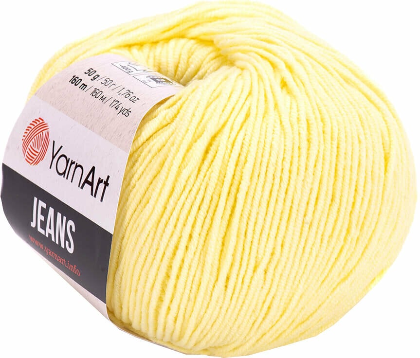 Knitting Yarn Yarn Art Jeans 67 Yellow Knitting Yarn