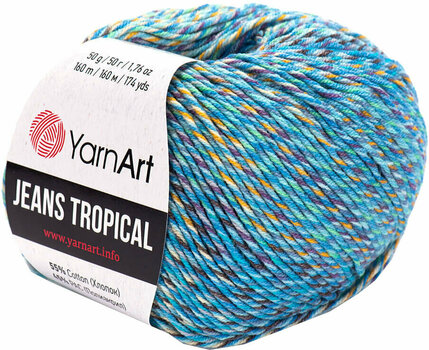 Fios para tricotar Yarn Art Jeans Tropical 614 Multi - 1