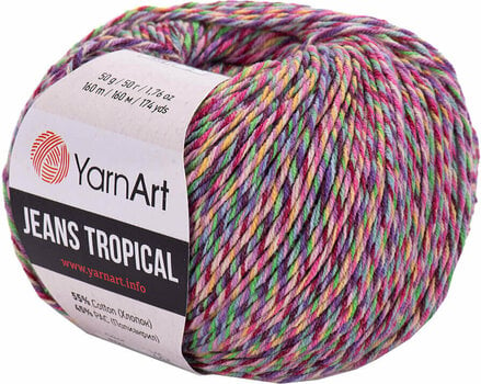 Knitting Yarn Yarn Art Jeans Tropical 621 Multi Knitting Yarn - 1