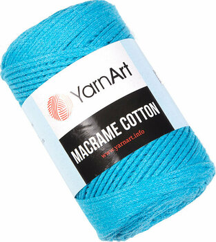 Cable Yarn Art Macrame Cotton 2 mm 763 Turquoise - 1