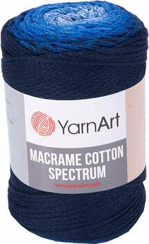 Șnur  Yarn Art Macrame Cotton Spectrum 1324 Dark Blue - 1