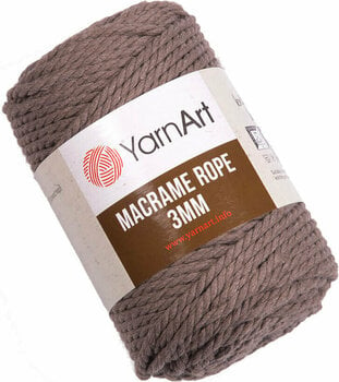 Cordon Yarn Art Macrame Rope 3 mm 3 mm 788 Taupe - 1