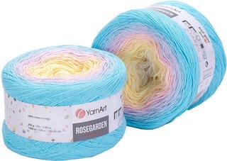 Przędza dziewiarska Yarn Art Rose Garden 311 Blue Yellow Przędza dziewiarska