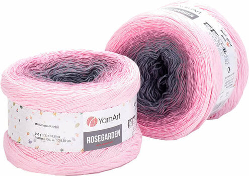 Fil à tricoter Yarn Art Rose Garden 313 Pink Grey - 1