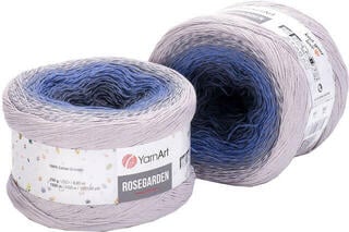 Przędza dziewiarska Yarn Art Rose Garden 315 Grey Blue Przędza dziewiarska