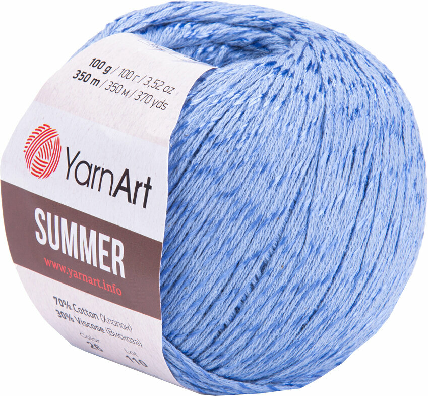Fil à tricoter Yarn Art Summer 26 Blue Fil à tricoter