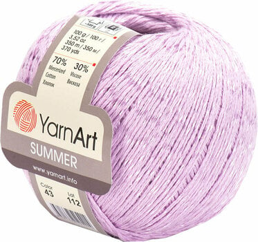 Kötőfonal Yarn Art Summer Kötőfonal 43 Lavender - 1