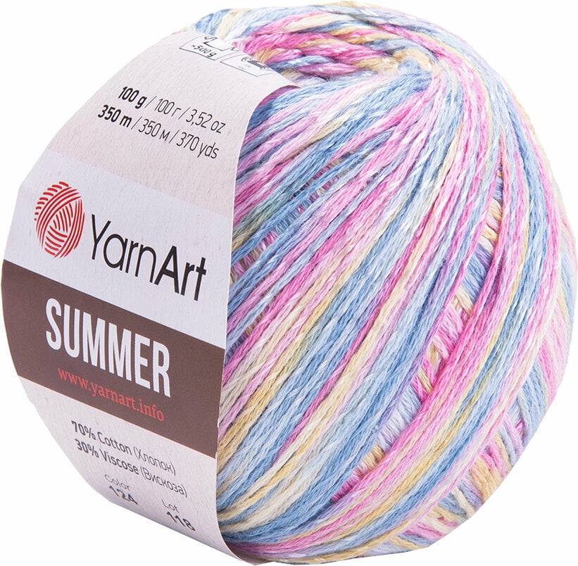 Breigaren Yarn Art Summer 124 Rainbow