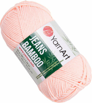 Fil à tricoter Yarn Art Jeans Bamboo 111 Pinkish Orange - 1