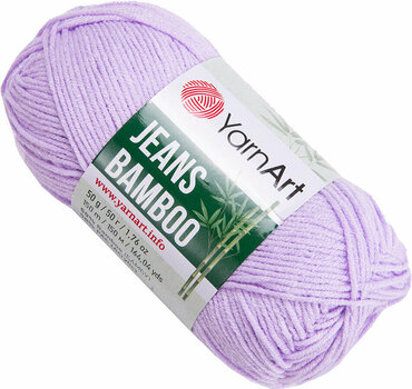 Pletací příze Yarn Art Jeans Bamboo 115 Lilac Pletací příze - 1