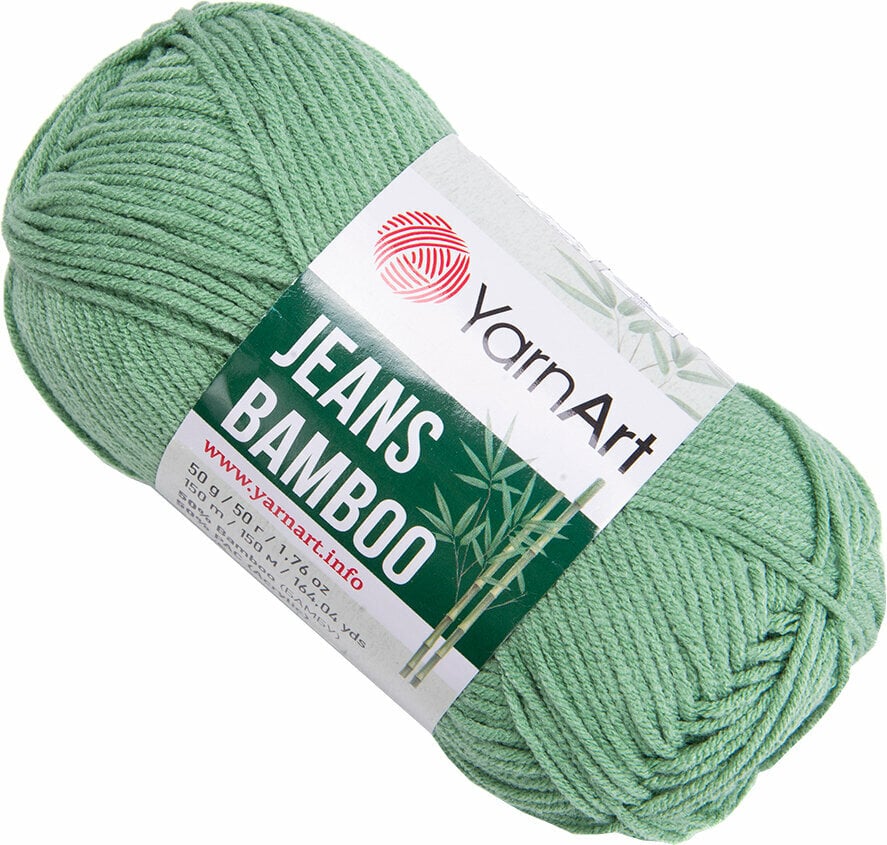 Knitting Yarn Yarn Art Jeans Bamboo 138 Petrol Green Knitting Yarn