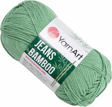 Fios para tricotar Yarn Art Jeans Bamboo 138 Petrol Green Fios para tricotar - 1