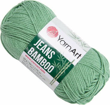 Pletilna preja Yarn Art Jeans Bamboo 138 Petrol Green - 1