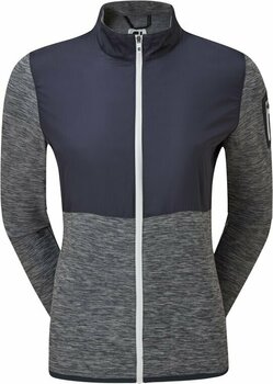 Pulover s kapuco/Pulover Footjoy Full-Zip Space Dye Navy L - 1