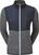 Golfové mikiny a svetre: Footjoy Full-Zip Space Dye Navy M Hanorac Hanorac/Pulover Footjoy Full-Zip Space Dye Navy M Hanorac