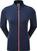 Hoodie/Sweater Footjoy Full-Zip Lightweight Navy/Bright Coral S