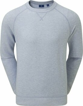 Hættetrøje/Sweater Footjoy French Terry Crew Dove Grey S - 1