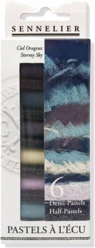Suhi pastel Sennelier N132288.03 Set suhih pastela Stormy Sky 6 kom