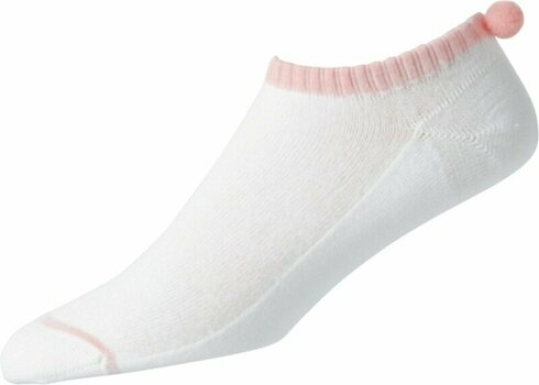 Șosete Footjoy ProDry Lightweight Șosete White/Pink S - 1
