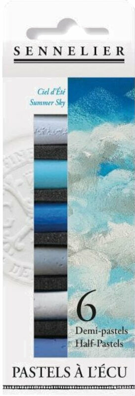 Soft Pastel Sennelier N132288.04 Set of Soft Pastels Summer Sky 6 pcs