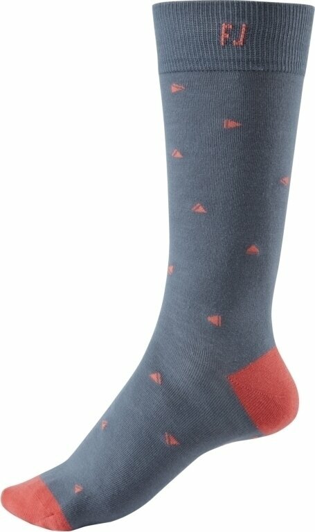 Socks Footjoy Crew Socks Graphite/Coral M-L