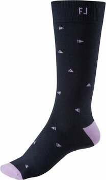 Socks Footjoy Crew Socks Navy/Lavender M-L - 1