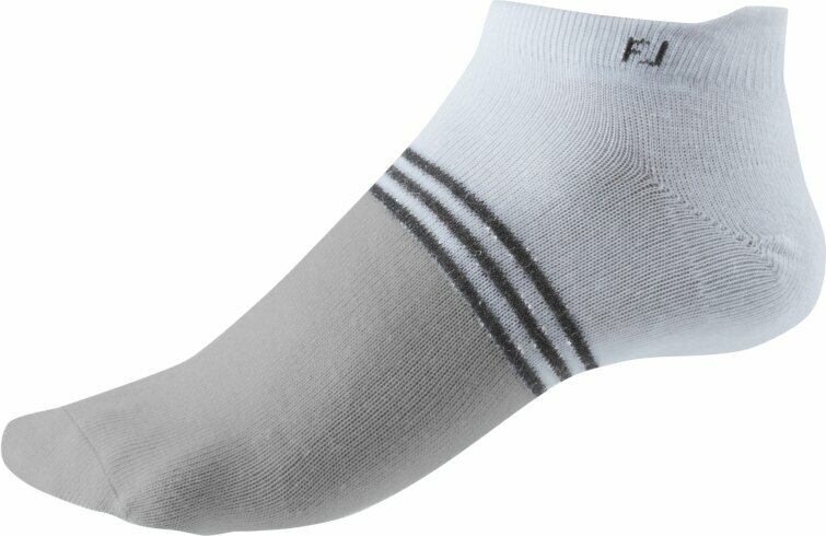 Sokken Footjoy Lightweight Roll-Tab Sokken White/Grey S