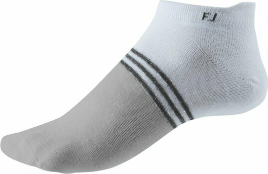 Socken Footjoy Lightweight Roll-Tab Socken White/Grey S - 1