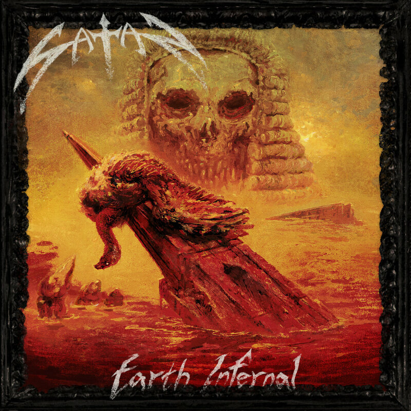 Δίσκος LP Satan - Earth Infernal (Yellow Vinyl) (Limited Edition) (LP)