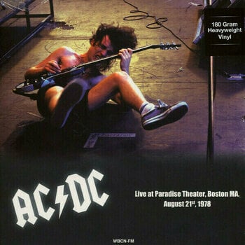 Disque vinyle AC/DC - Paradise Theater Boston Ma August 21st 1978 (Blue Vinyl) (LP) - 1