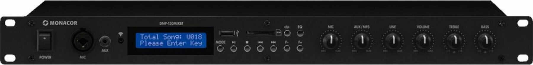 Audioquelle für Installationen Monacor DMP-130MIXBT