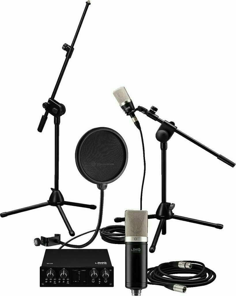Kondenzátorový mikrofon pro zpěv IMG Stage Line SONGWRITER-1 Kondenzátorový mikrofon pro zpěv