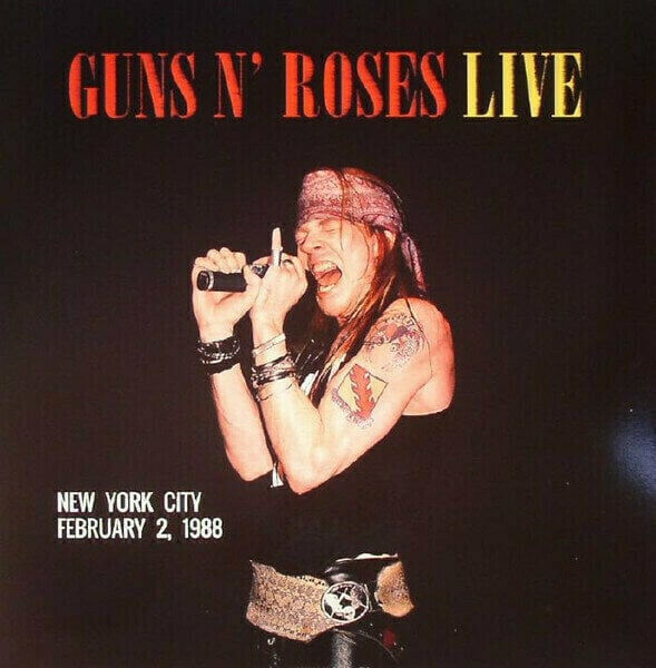 LP ploča Guns N' Roses - Live In New York City / February 2 1988 (Red Vinyl) (LP)
