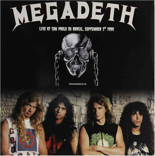 Disc de vinil Megadeth - Sao Paulo Do Brasil September 2nd 1995 (White Vinyl) (LP)