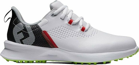 Chaussures de golf junior Footjoy Fuel White/Black/Lime 36,5 - 1