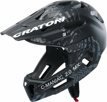 Bike Helmet Cratoni C-Maniac 2.0 MX Black/Anthracite Matt L/XL Bike Helmet - 1