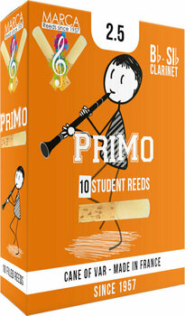 Clarinet Reed Marca Primo - Bb Clarinet #2.5 Clarinet Reed - 1